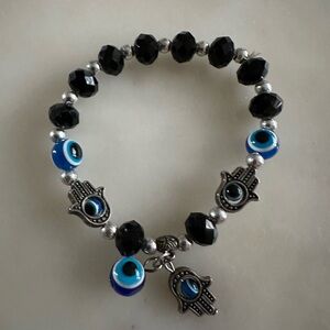 Hamsa Hand 🪬and Evil Eye 🧿 Bracelet